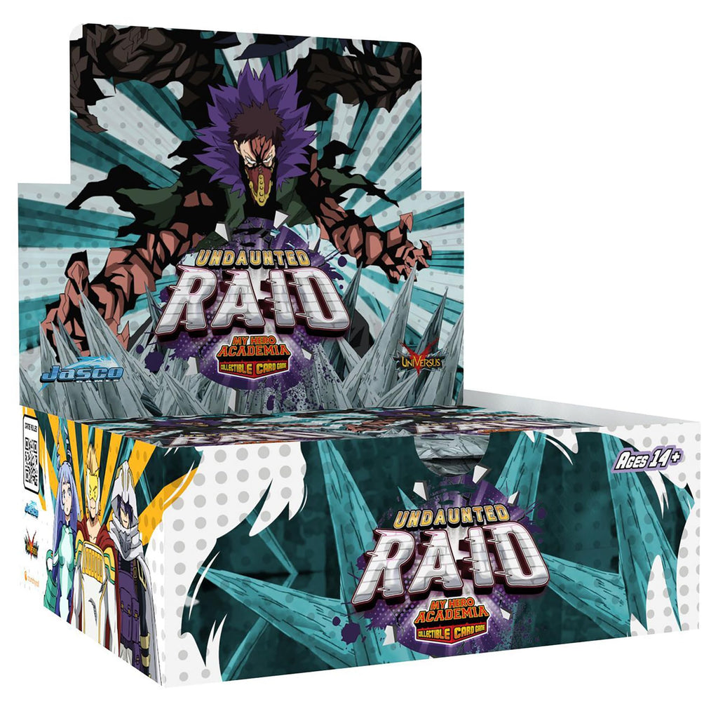 Jasco My Hero Academia Collectible Card Game Series 5: Undaunted Raid Booster Display - Contains 24 Expansion Packs of 11-Cards, Trading Card Game - 3