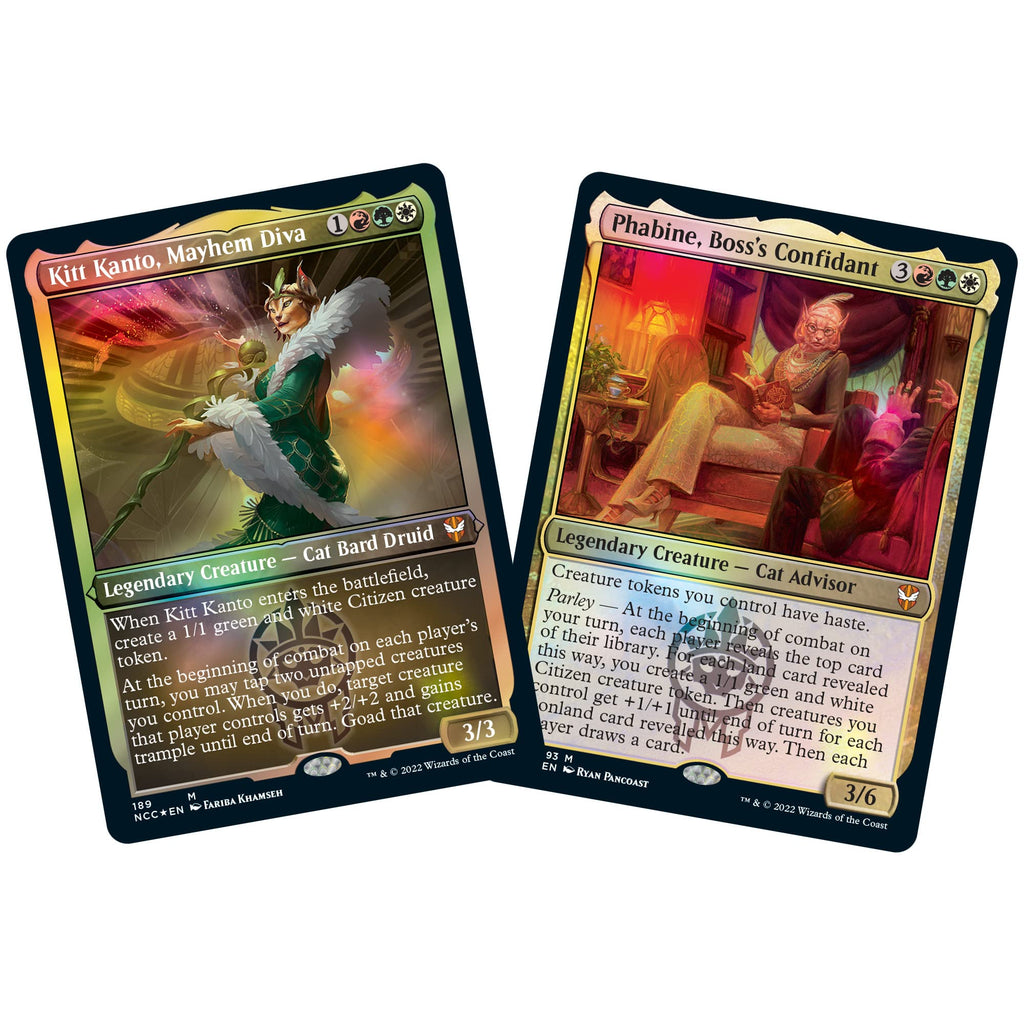Magic: The Gathering Streets of New Capenna Commander Deck – Cabaretti Cacophony + Collector Booster Sample Pack - 6