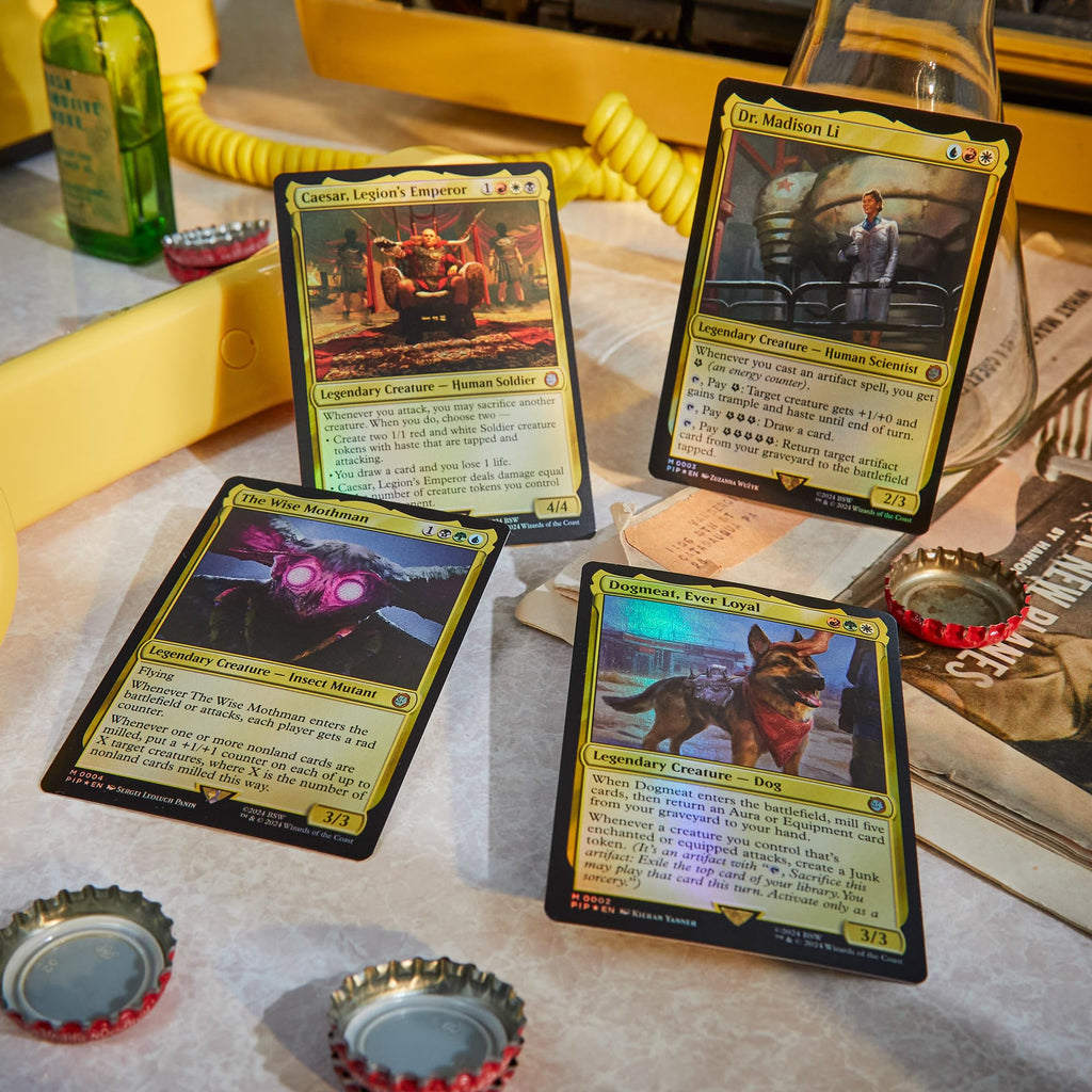 Magic: The Gathering Fallout Commander Deck Bundle – Includes All 4 Decks (1 Hail Caesar, 1 Scrappy Survivors, 1 Science!, and 1 Mutant Menace) - 6