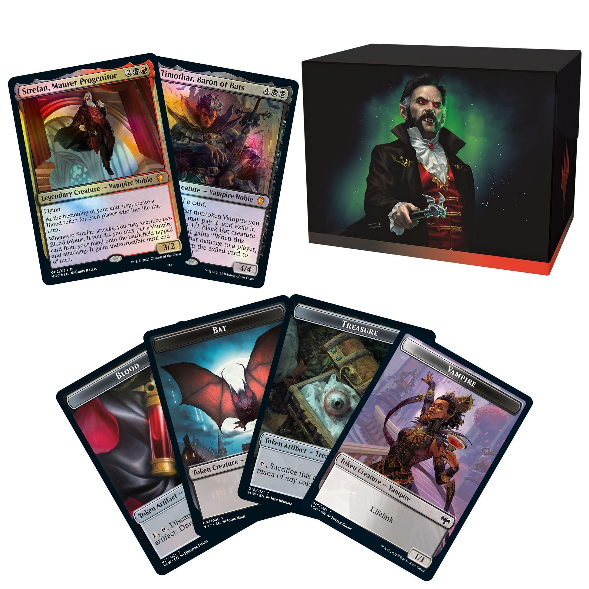 Magic: The Gathering Innistrad: Crimson Vow Commander Deck – Vampiric Bloodline (Black-Red) - 7