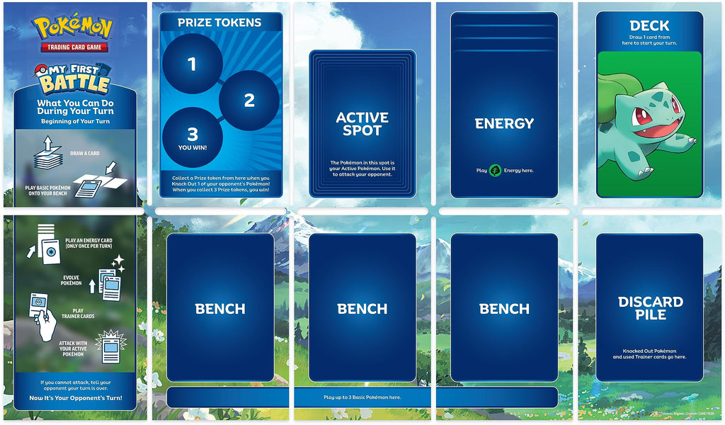 Pokémon TCG: My First Battle—Pikachu and Bulbasaur (2 Ready-to-Play mini Decks & Accessories) - 3