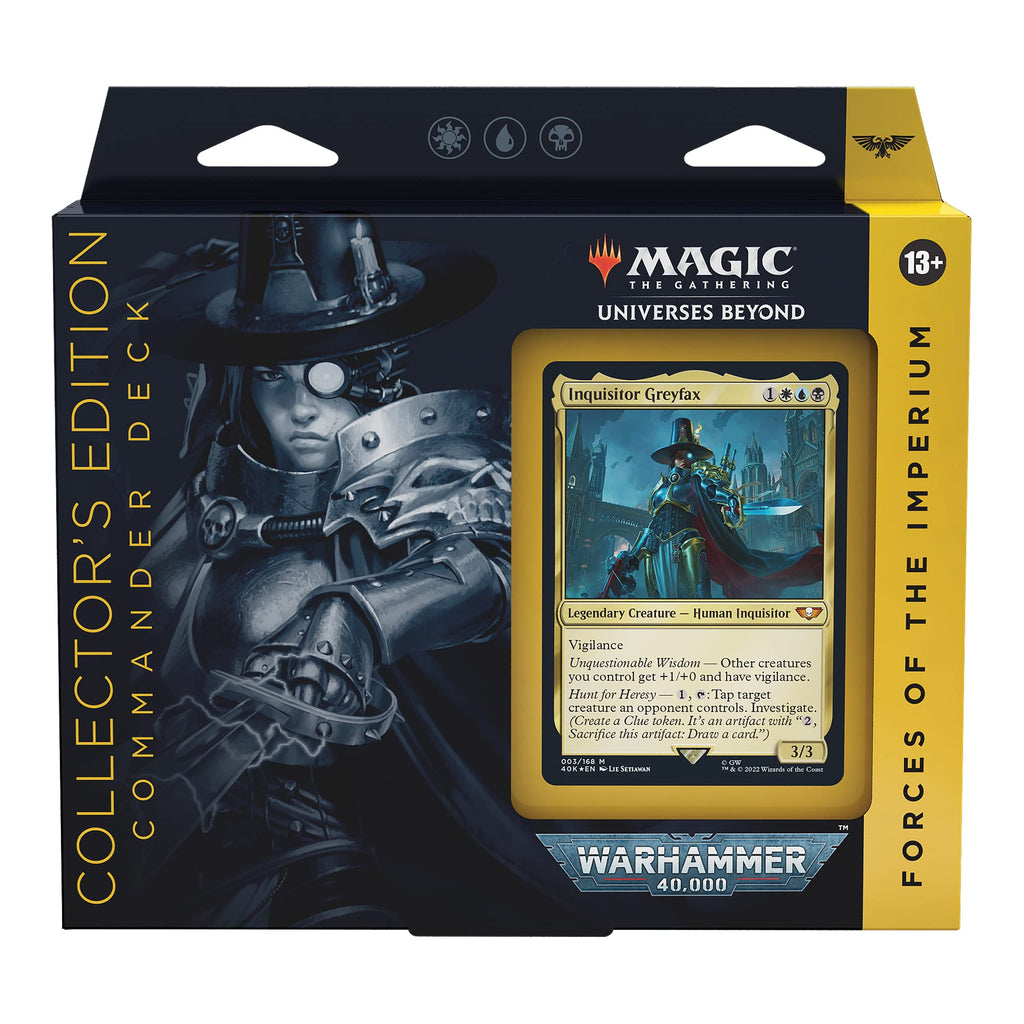 Magic: The Gathering Universes Beyond Warhammer 40,000 Collector’s Edition Commander Deck Bundle – Includes all 4 Decks - 3