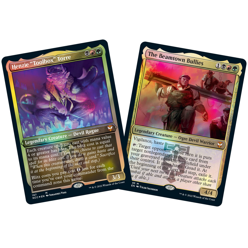 Magic: The Gathering Streets of New Capenna Commander Deck – Riveteers Rampage + Collector Booster Sample Pack - 6