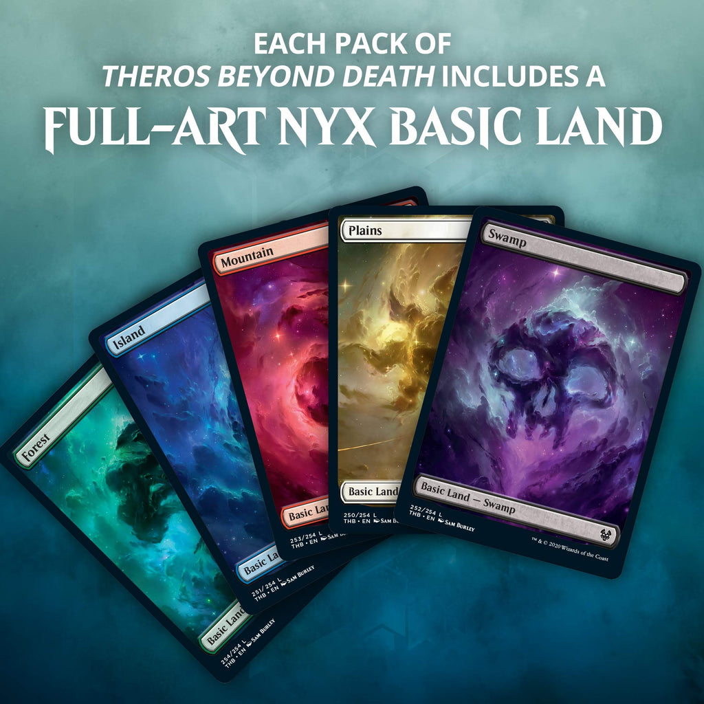 Magic The Gathering Theros Beyond Death Bundle | 10 Booster Packs (150 Cards) | Foil Lands | Accessories - 6