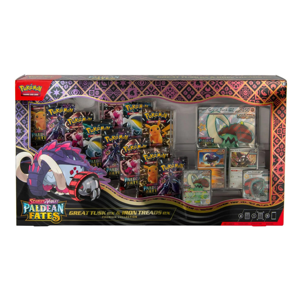 Pokémon TCG: Paldean Fates Great Tusk ex & Iron Threads ex Premium Collection - 2