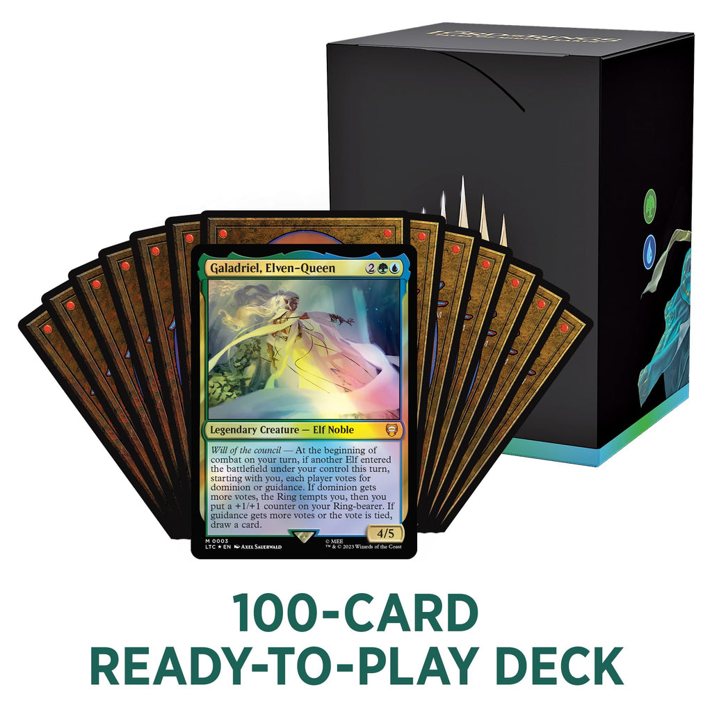 Magic: The Gathering The Lord of The Rings: Tales of Middle-Earth Commander Deck 3 + Collector Booster Sample Pack - 7