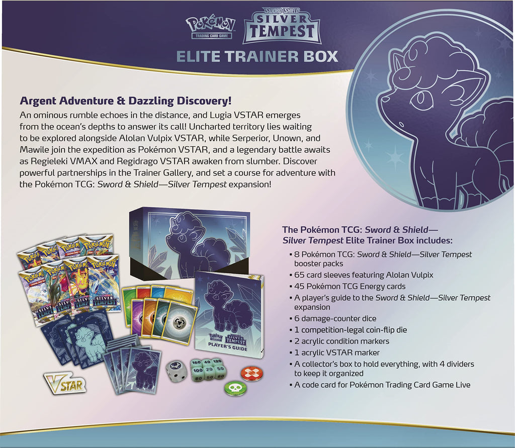 Pokemon TCG: Sword & Shield Silver Tempest Elite Trainer Box - 7