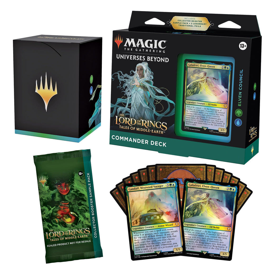Magic The Gathering The Lord of The Rings: Tales of Middle-Earth Commander Deck Bundle – Includes Pack of 4 Decks - 5