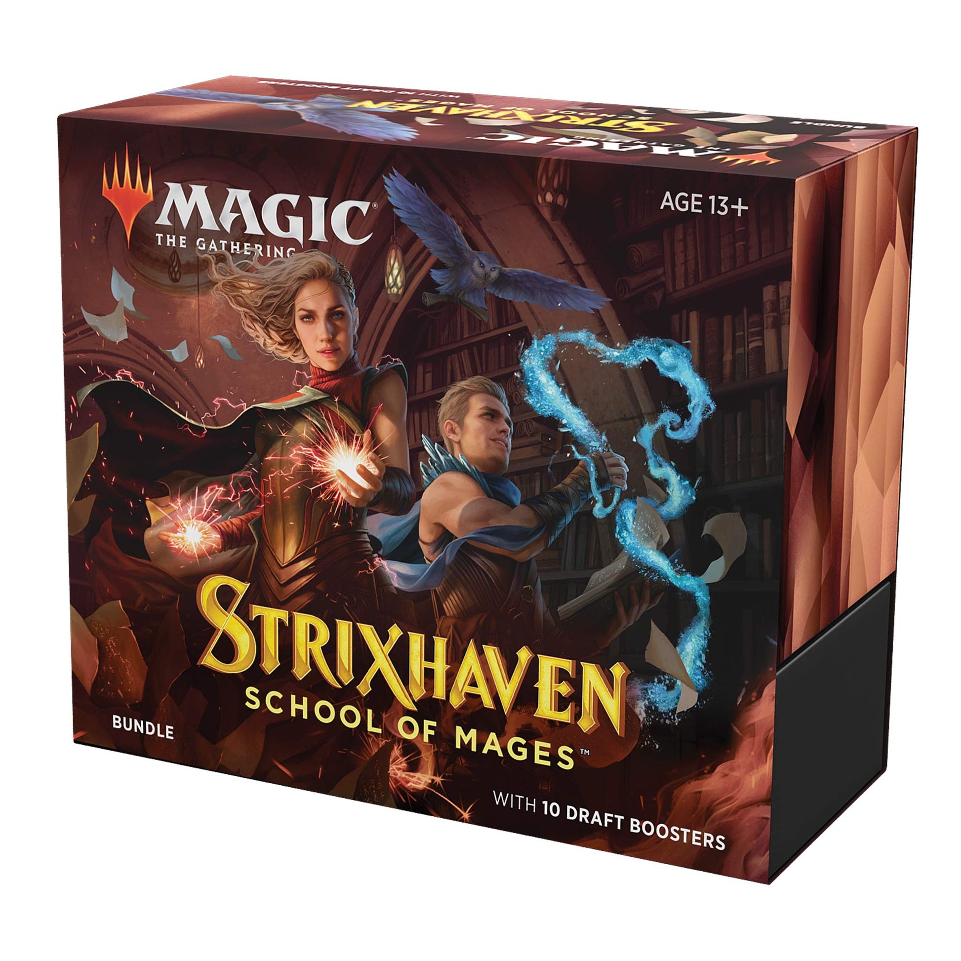 Magic The Gathering Strixhaven Bundle | 10 Draft Boosters (150 Magic Cards) + Accessories, Brown - 6