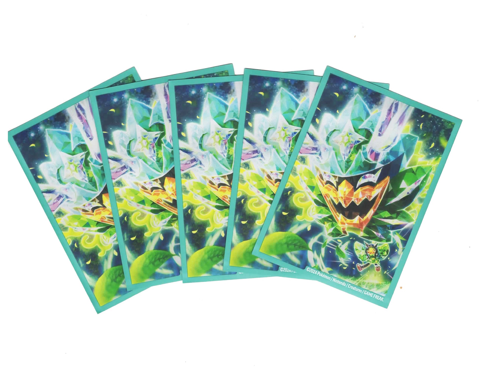 Pokemon – Deck Sleeves - Card Protectors – Teal Mask Ogerpon ex Collection – x65 Pack – Twilight Masquerade