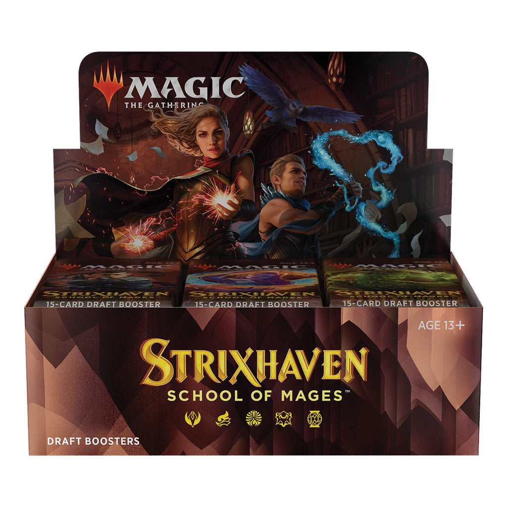 Magic The Gathering Strixhaven Draft Booster Box | 36 Packs (540 Magic Cards), Brown - 4