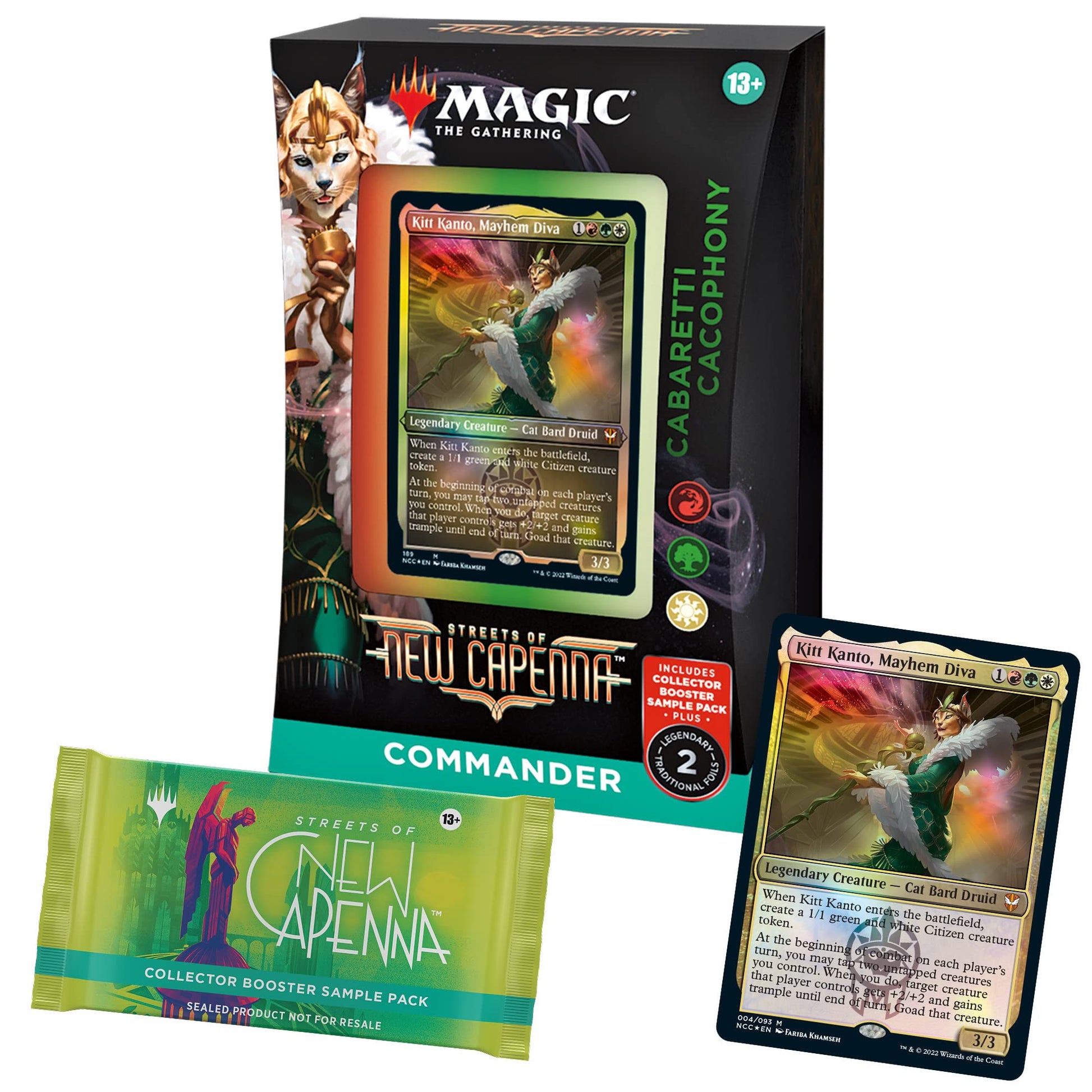 Magic: The Gathering Streets of New Capenna 5 Commander Deck Bundle – Includes 1 Obscura Operation, 1 Maestros Massacre, 1 Riveteers Rampage, 1 Cabaretti Cacophony, 1 Bedecked Brokers - 2