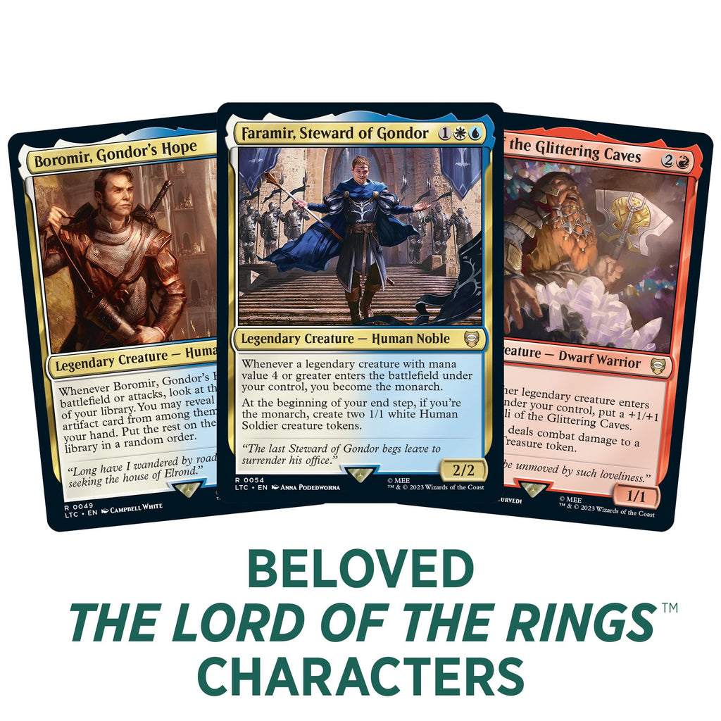 Magic The Gathering The Lord of The Rings: Tales of Middle-Earth Commander Deck 1 + Collector Booster Sample Pack - 4