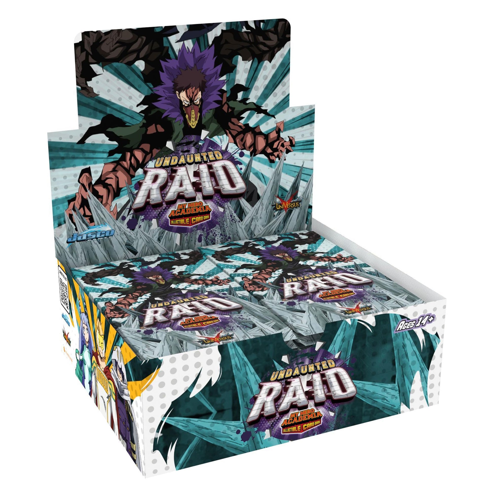 Jasco My Hero Academia Collectible Card Game Series 5: Undaunted Raid Booster Display - Contains 24 Expansion Packs of 11-Cards, Trading Card Game - 2