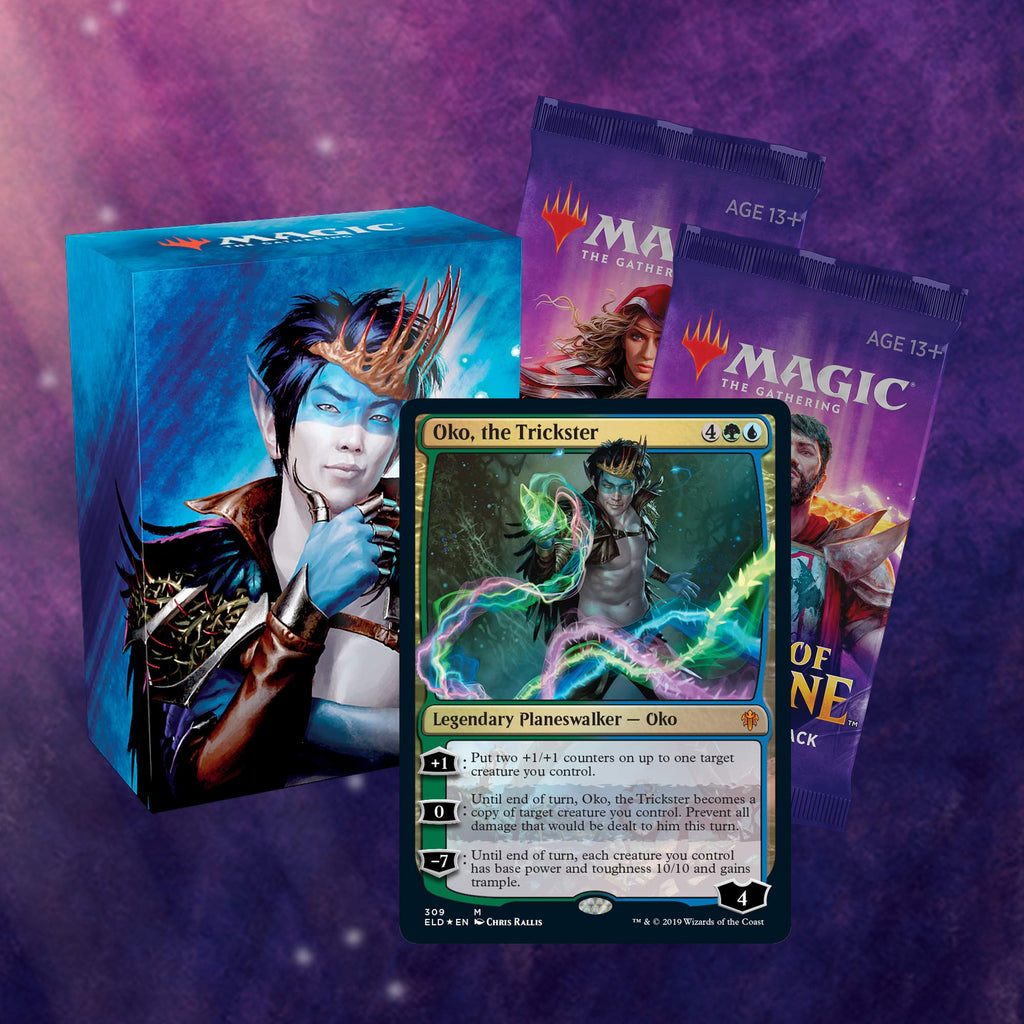 Magic The Gathering Throne of Eldraine Oko, The Trickster Planeswalker Deck | Ready-to-Play | 60-Card Starter Deck - 6