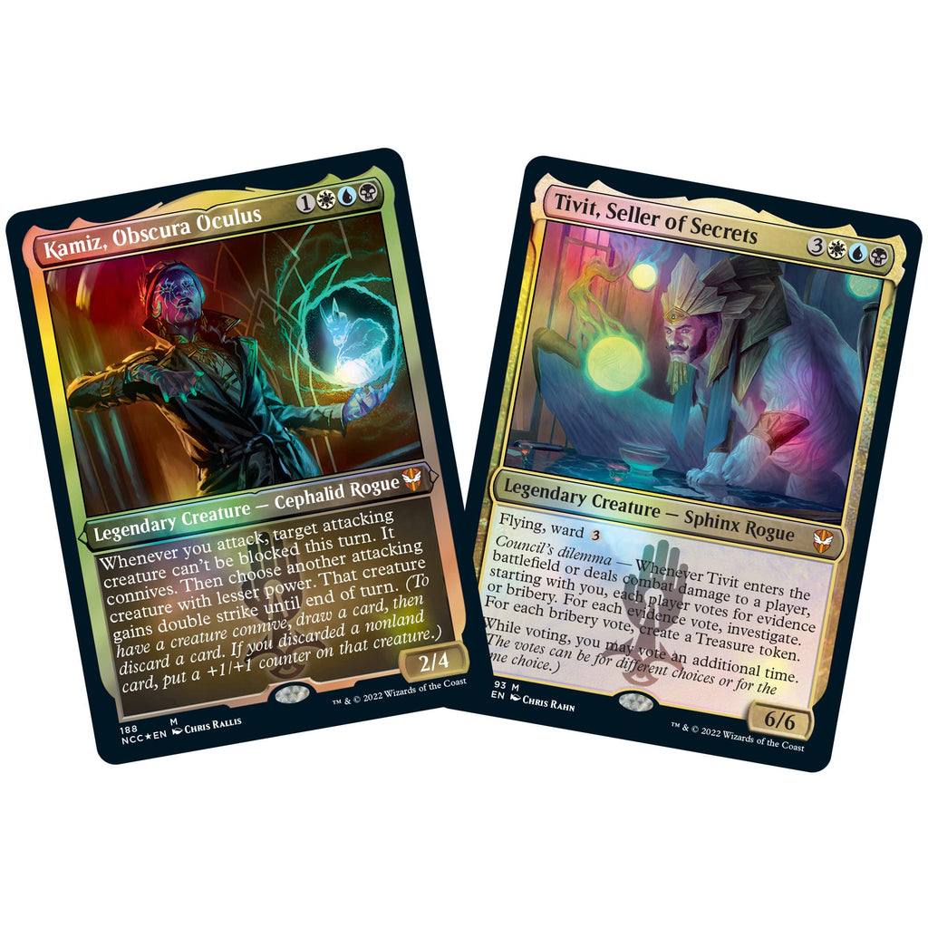 Magic: The Gathering Streets of New Capenna Commander Deck – Obscura Operation + Collector Booster Sample Pack - 6