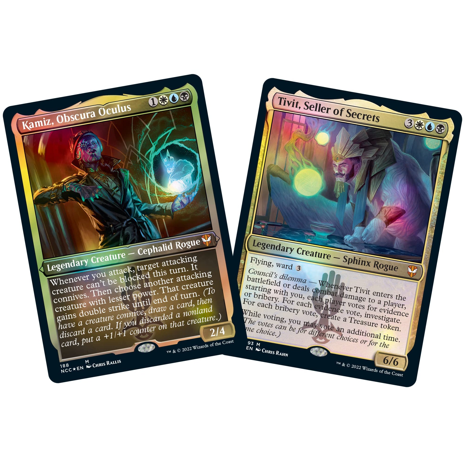 Magic: The Gathering Streets of New Capenna Commander Deck – Obscura Operation + Collector Booster Sample Pack - 6