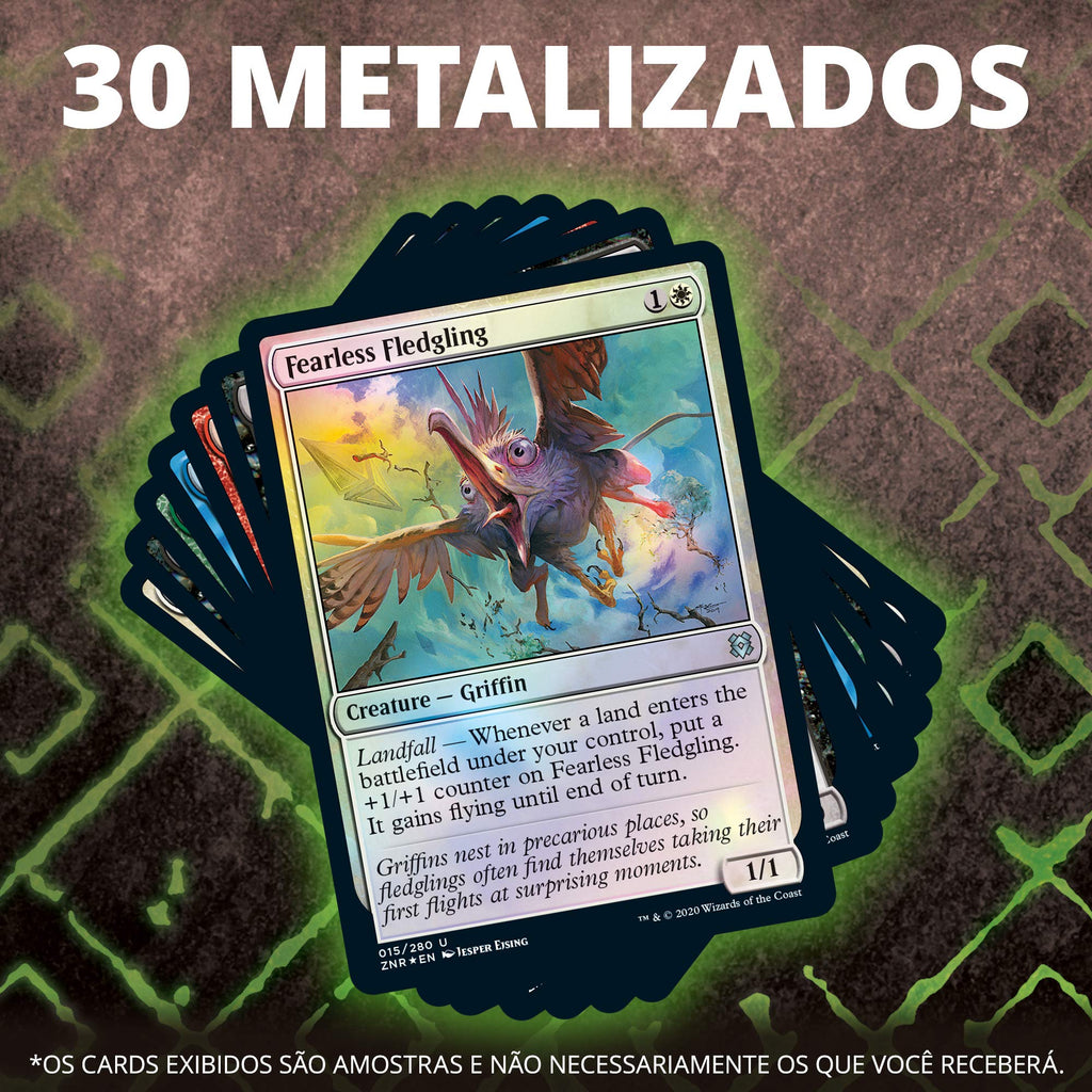 Magic: The Gathering MTG-ZNR-SBD-EN Zendikar Rising Set (Single Booster Pack) - 4