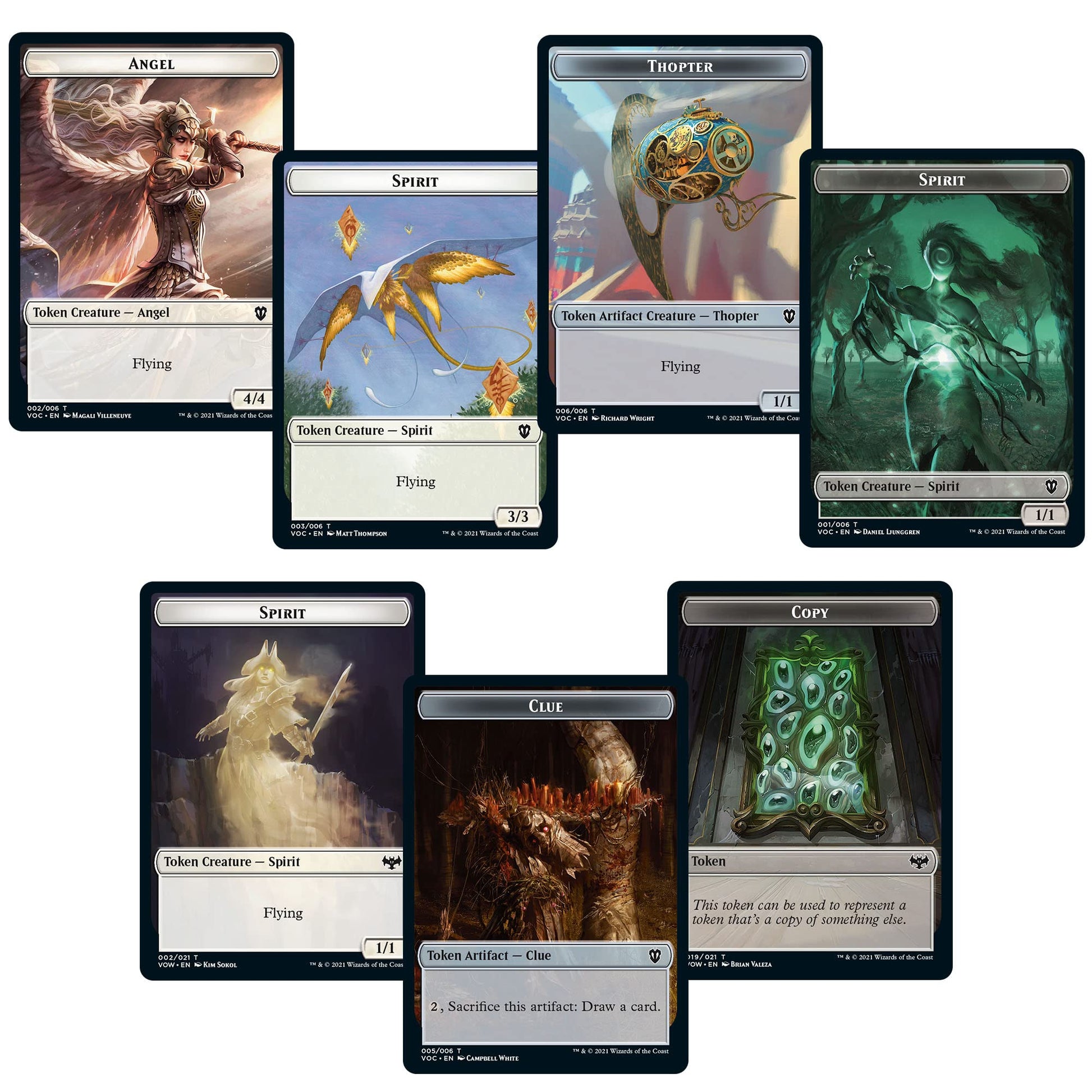 Magic: The Gathering Innistrad: Crimson Vow Commander Deck – Spirit Squadron (White-Blue) - 3
