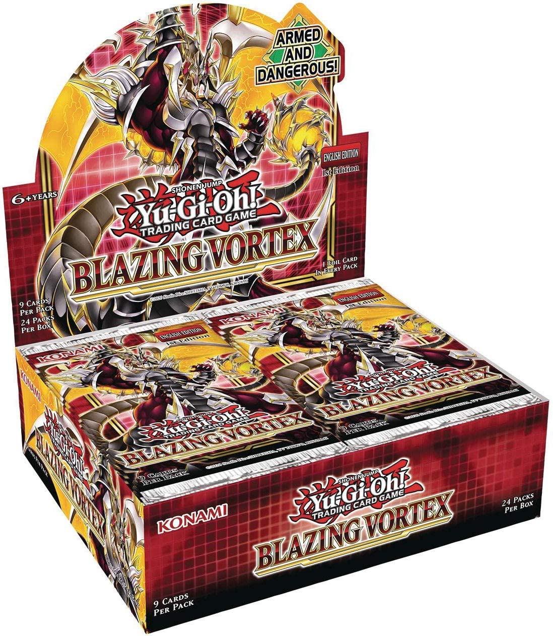 YuGiOh Trading Card Game Blazing Vortex Booster Box [24 Packs] - 2
