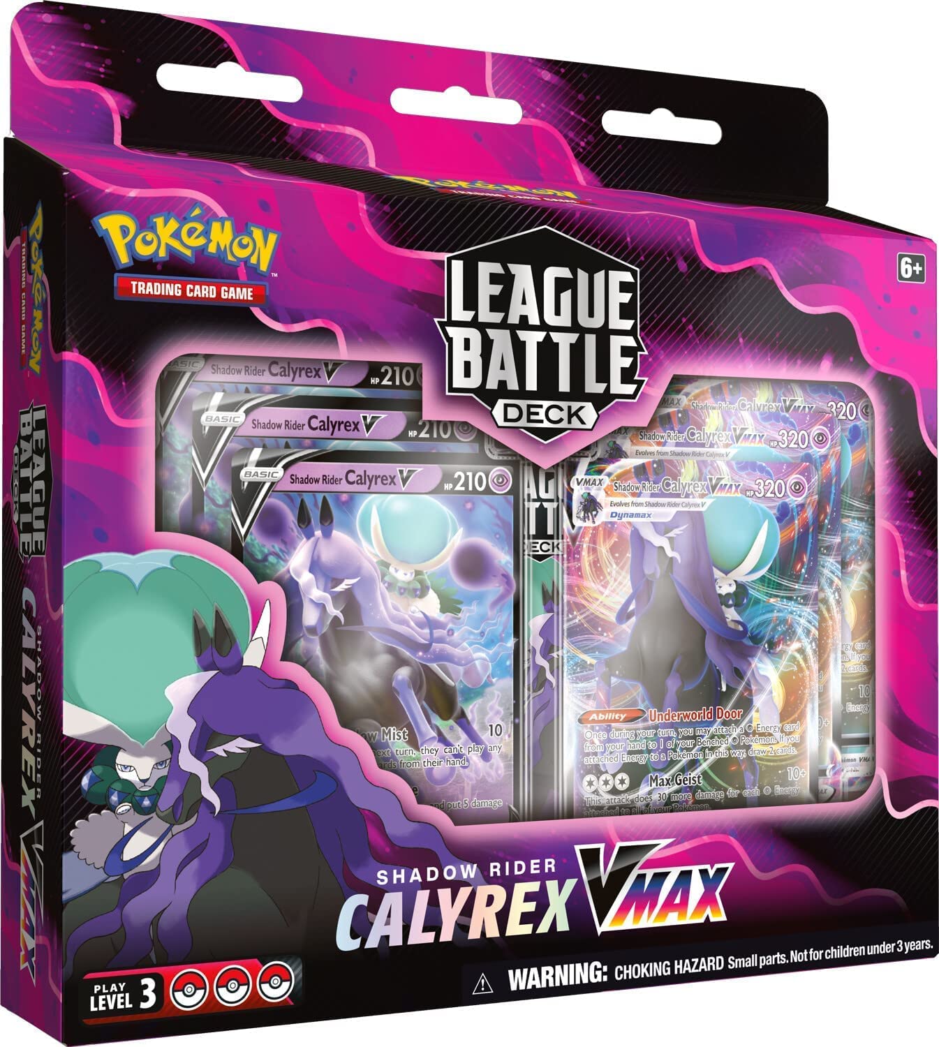 Pokemon Cards: Shadow Rider Calyrex VMAX League Battle Deck, Multicolor - 4