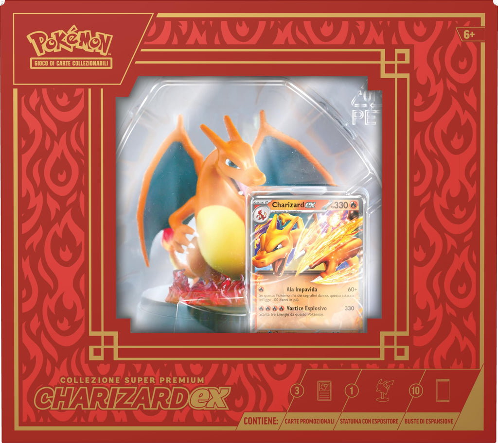 Pokémon TCG: Charizard-ex Super Premium Collection (Three Holographic Promo Cards, One Card Display Figure and 10 Expansion Envelopes) - 5
