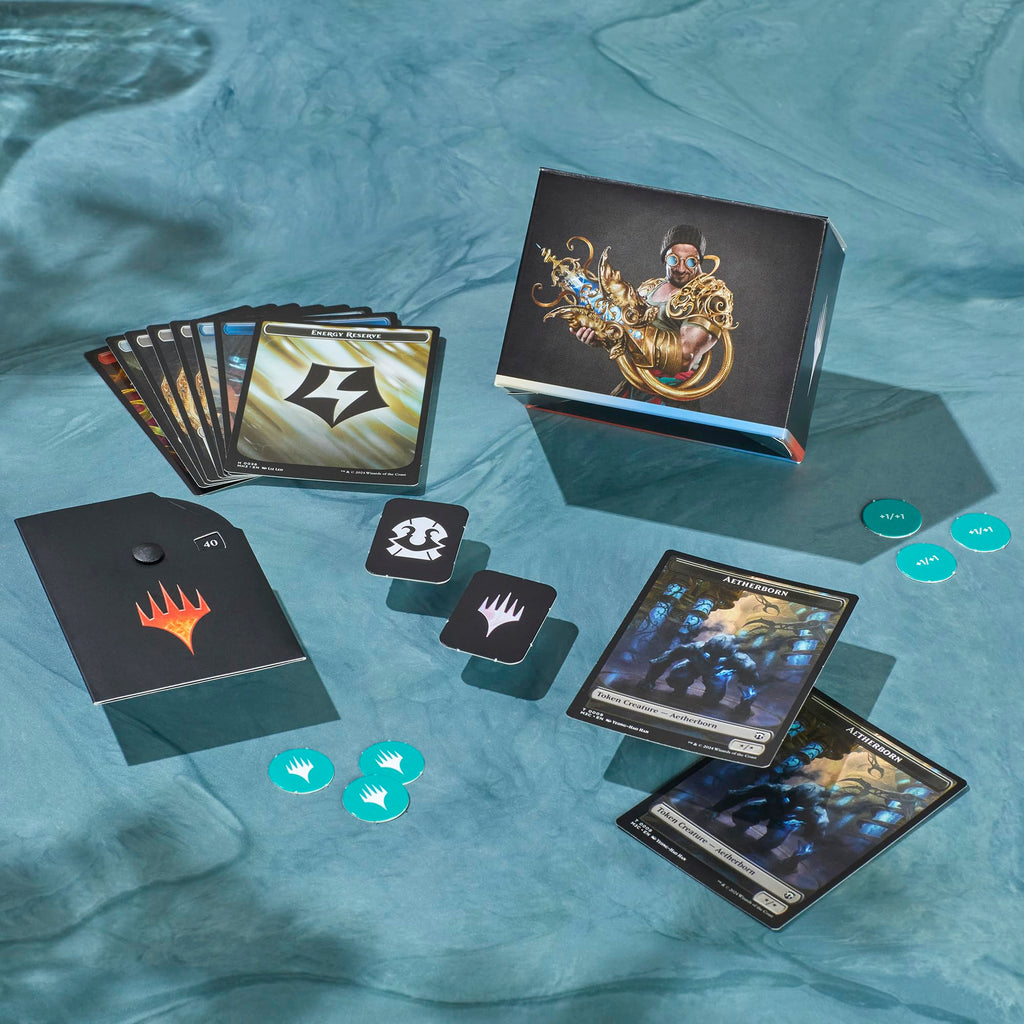 Magic: The Gathering Modern Horizons 3 Commander Deck - Creative Energy (100-Card Deck, 2-Card Collector Booster Sample Pack + Accessories) - 3
