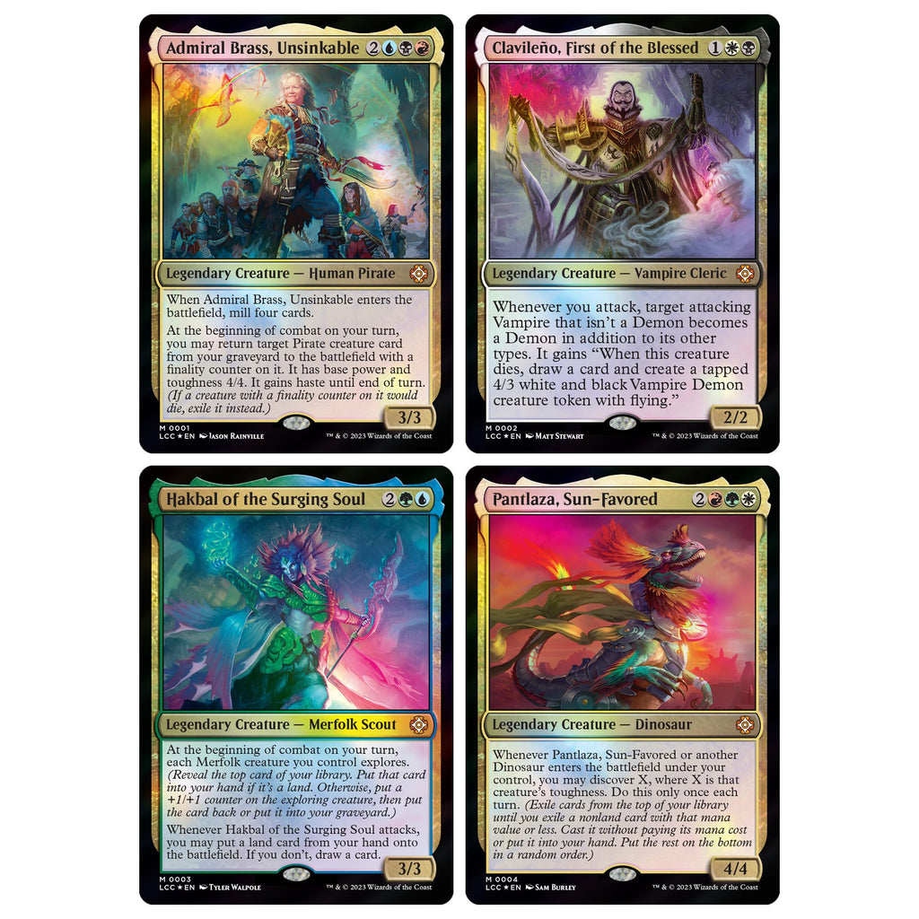 Magic: The Gathering The Lost Caverns of Ixalan Commander Deck Bundle – Includes All 4 Decks (Ahoy Mateys, Blood Rites, Explorers of The Deep, Veloci-ramp-tor) - 3