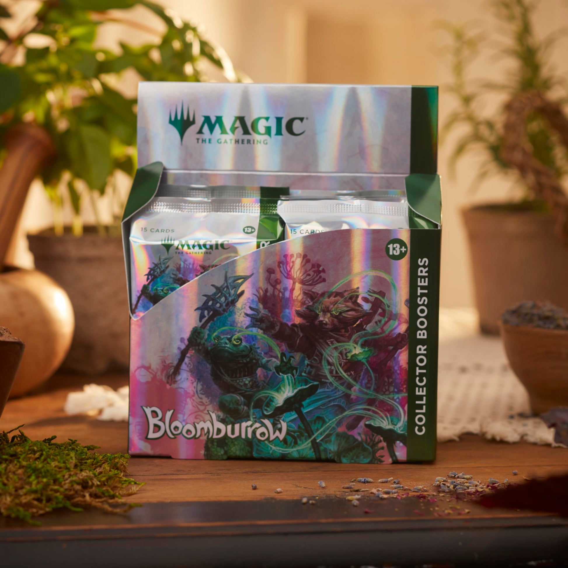 Magic: The Gathering Bloomburrow Collector Booster Box - 12 Packs (180 Magic Cards) - 7