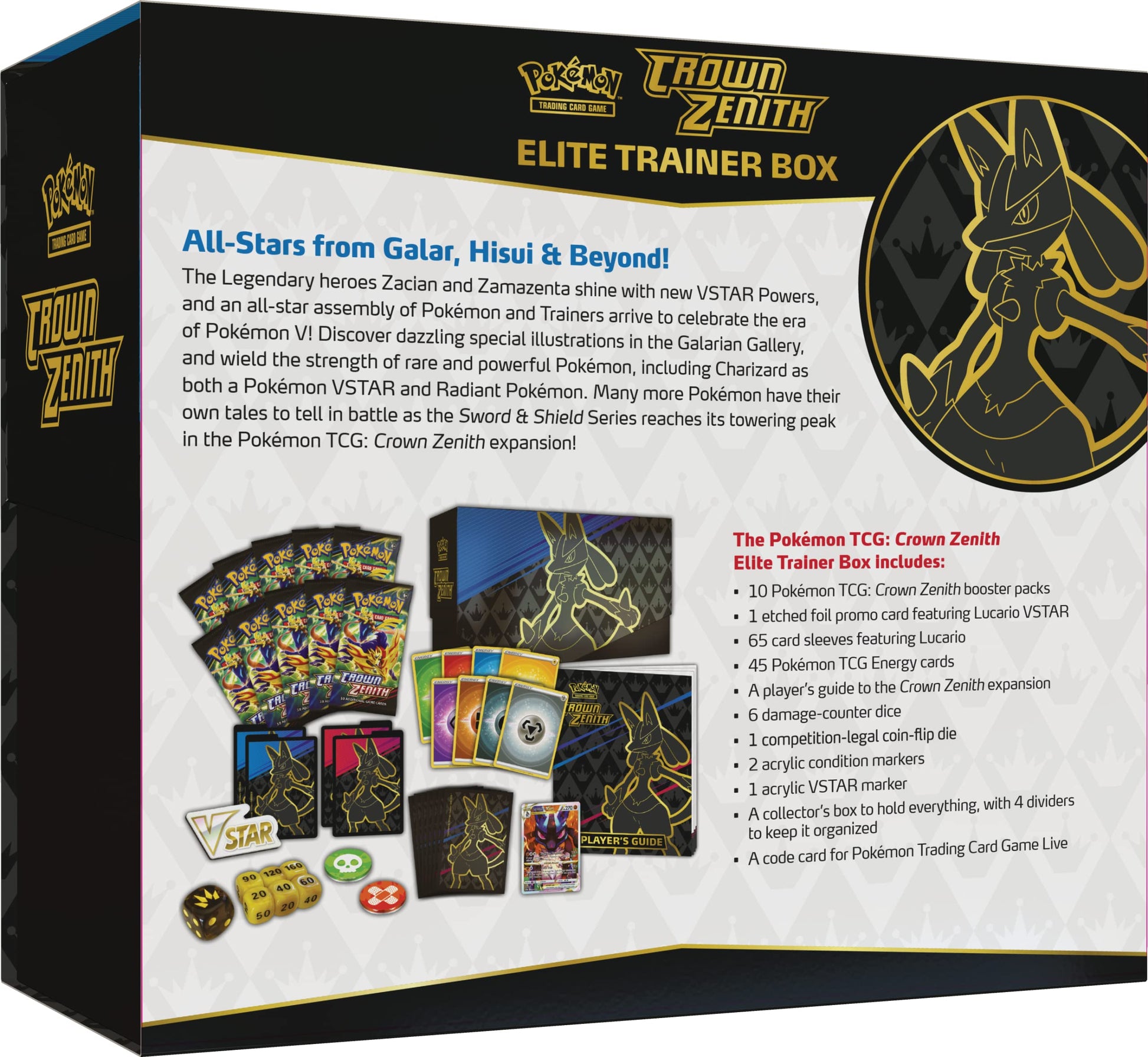 Pokemon TCG: Crown Zenith Elite Trainer Box - 6