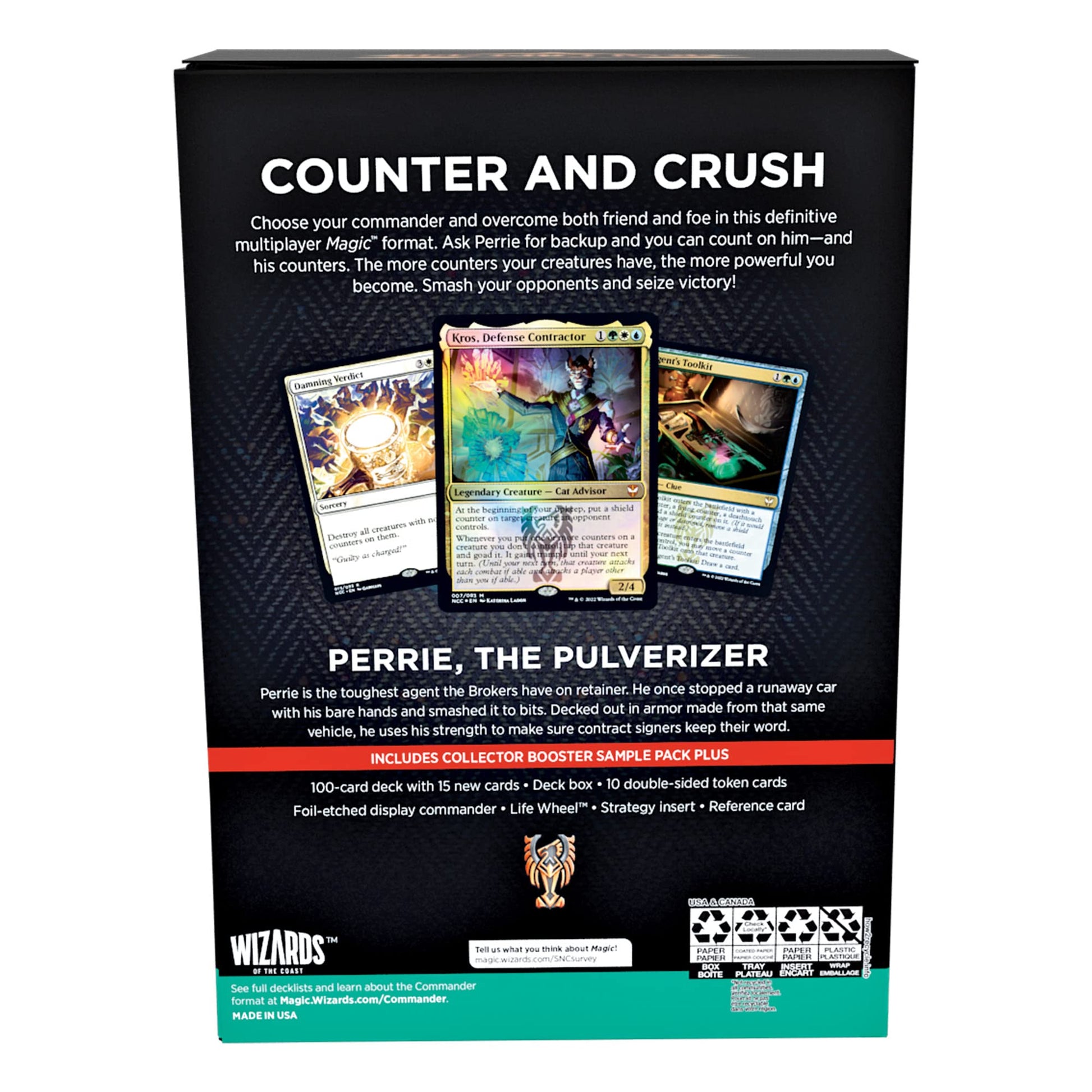 Magic: The Gathering Streets of New Capenna Commander Deck – Bedecked Brokers + Collector Booster Sample Pack - 2