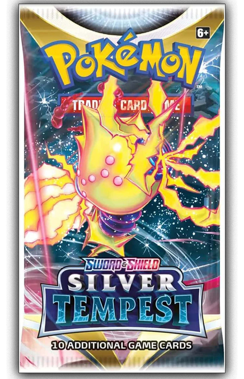 8 Packs Pokemon TCG: Sword & Shield Silver Tempest Booster Pack - 10 Cards - 4