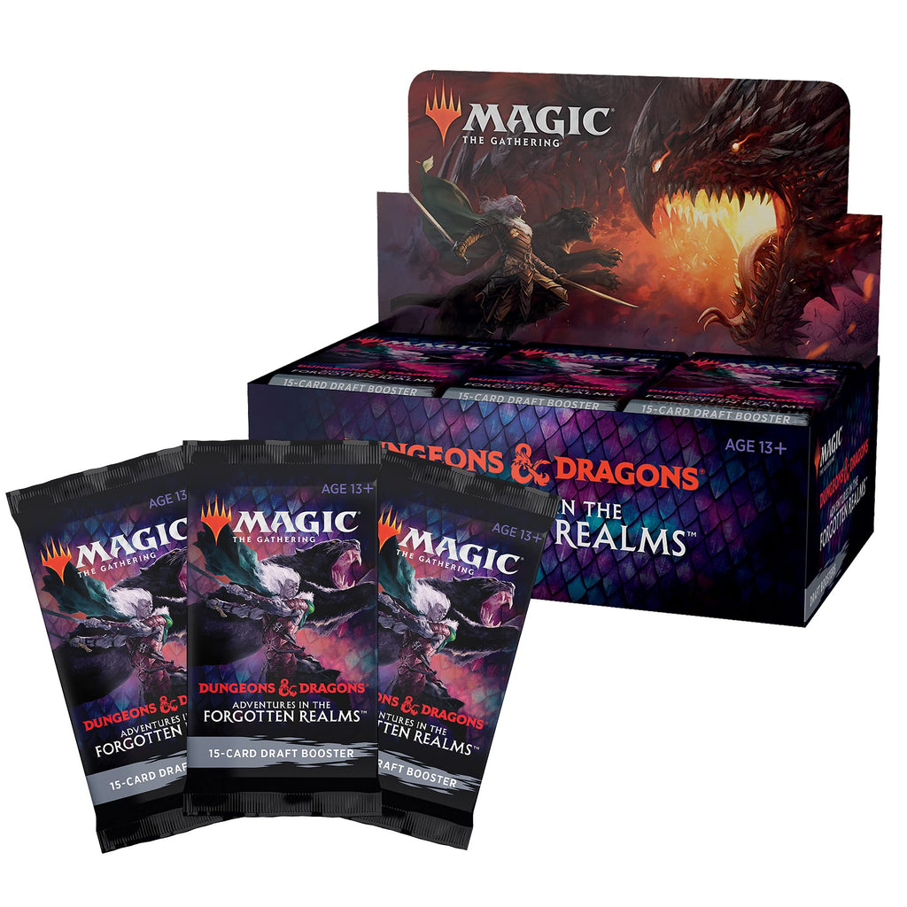 Magic: The Gathering Adventures in the Forgotten Realms Draft Booster Box | 36 Packs (540 Magic Cards) - 3