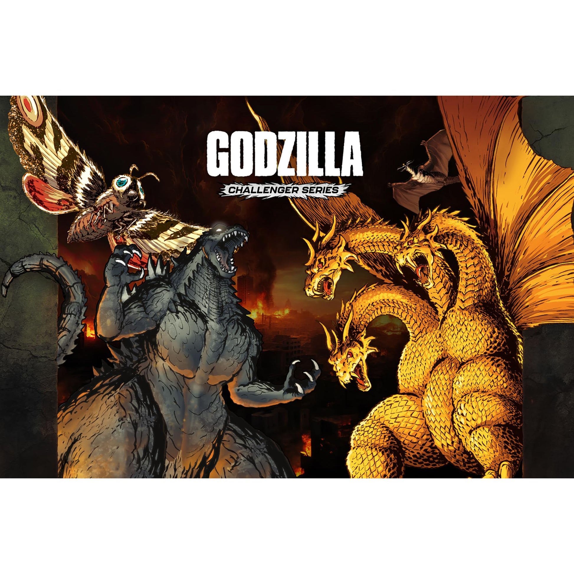 UniVersus Godzilla Challenger Series - Godzilla & Mothra Deck - 2 Character Decks, Ready to Play, Deck Building Card Game, Licensed, UVS Games - 3