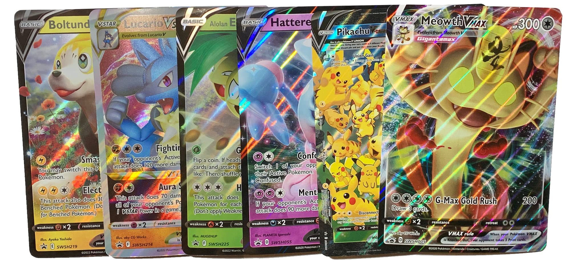Pokemon - Random Jumbo Card Lot - x6 (Selection Varys) V - VMAX - VSTAR - V Union - EX