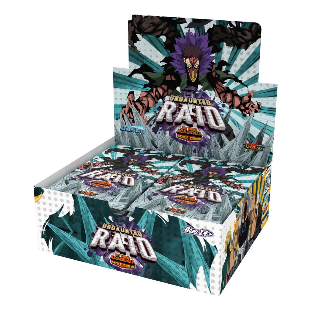 Jasco My Hero Academia Collectible Card Game Series 5: Undaunted Raid Booster Display - Contains 24 Expansion Packs of 11-Cards, Trading Card Game - 7