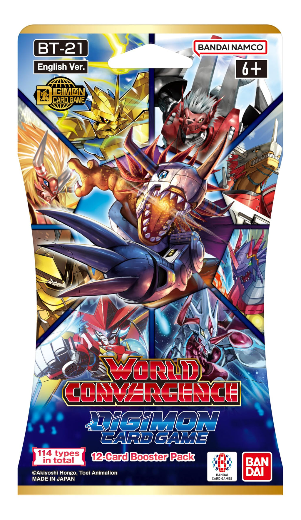 Bandai | Digimon: World Convergence (BT21) Booster Display | Trading Card Game | Ages 6+ | 2 Players | 15+ Minutes Playing Time - 3