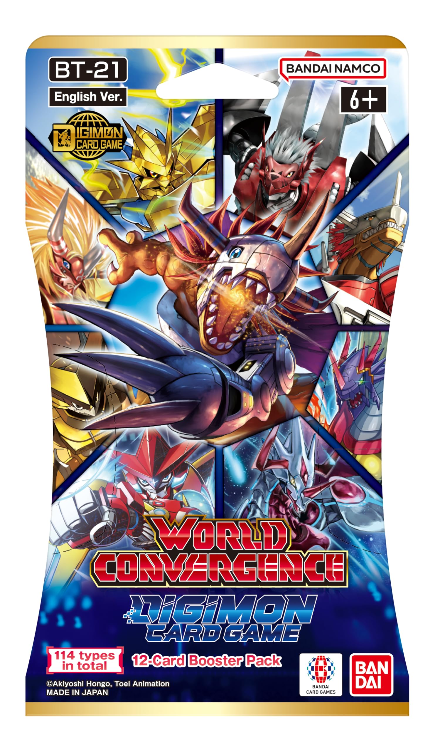 Bandai | Digimon: World Convergence (BT21) Booster Display | Trading Card Game | Ages 6+ | 2 Players | 15+ Minutes Playing Time - 3