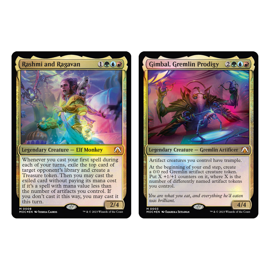 Magic: The Gathering March of the Machine Commander Deck - Tinker Time (100-Card Deck, 10 Planechase cards, Collector Booster Sample Pack + Accessories) - 5