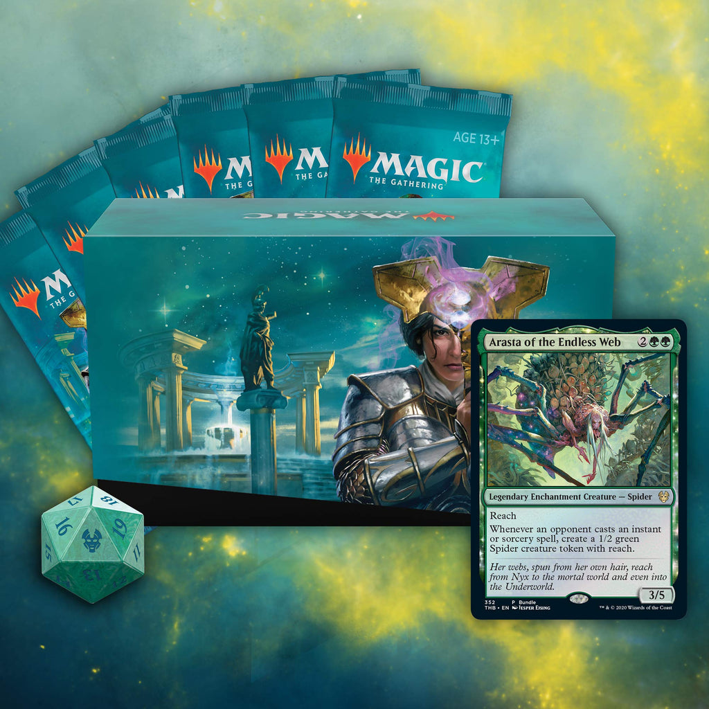 Magic The Gathering Theros Beyond Death Bundle | 10 Booster Packs (150 Cards) | Foil Lands | Accessories - 5