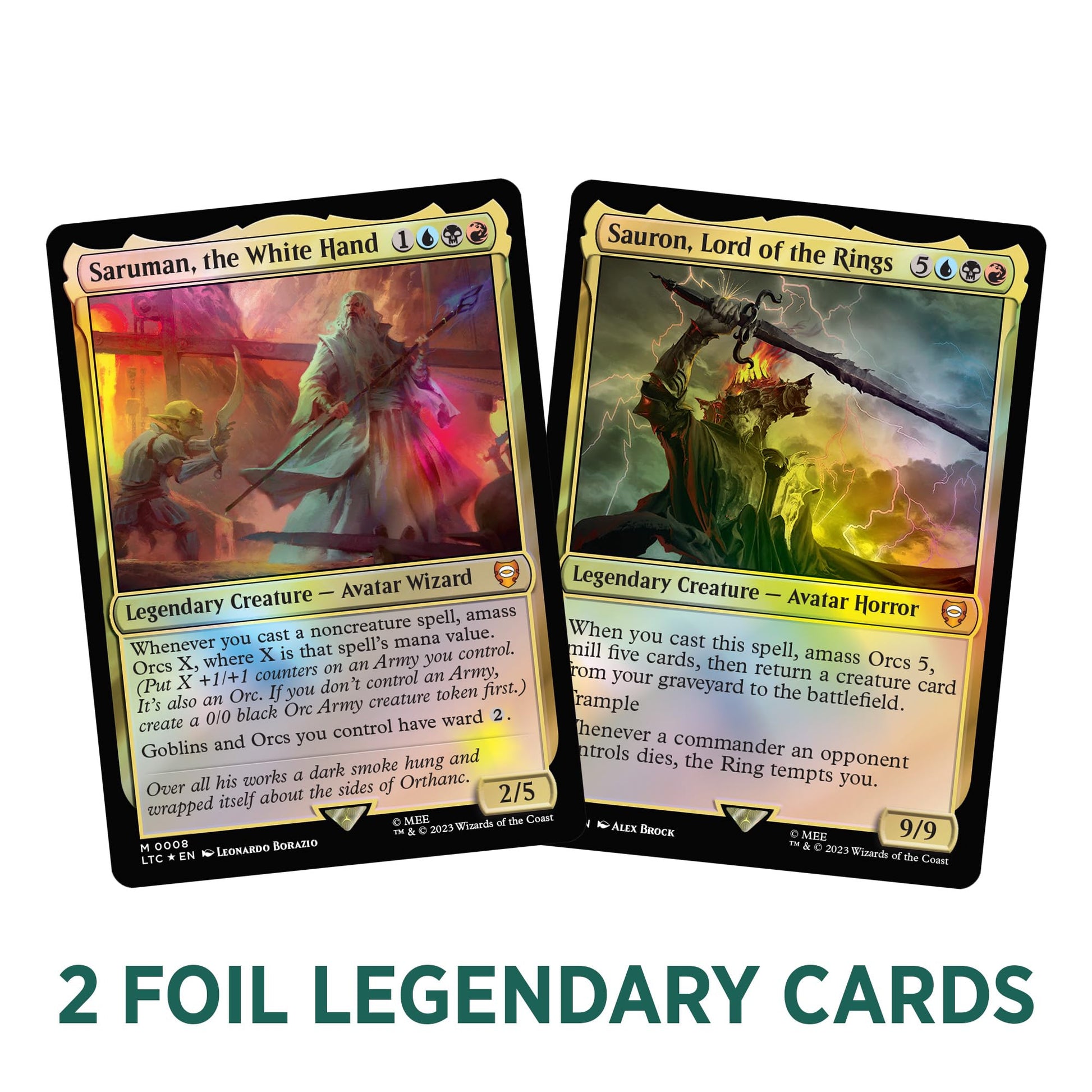 Magic: The Gathering The Lord of The Rings: Tales of Middle-Earth Commander Deck 4 + Collector Booster Sample Pack - 6