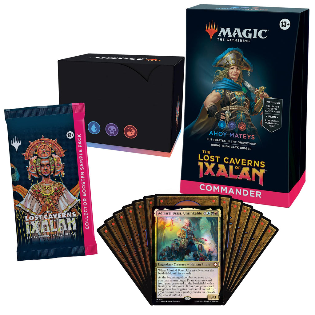 Magic: The Gathering The Lost Caverns of Ixalan Commander Deck Bundle – Includes All 4 Decks (Ahoy Mateys, Blood Rites, Explorers of The Deep, Veloci-ramp-tor) - 7