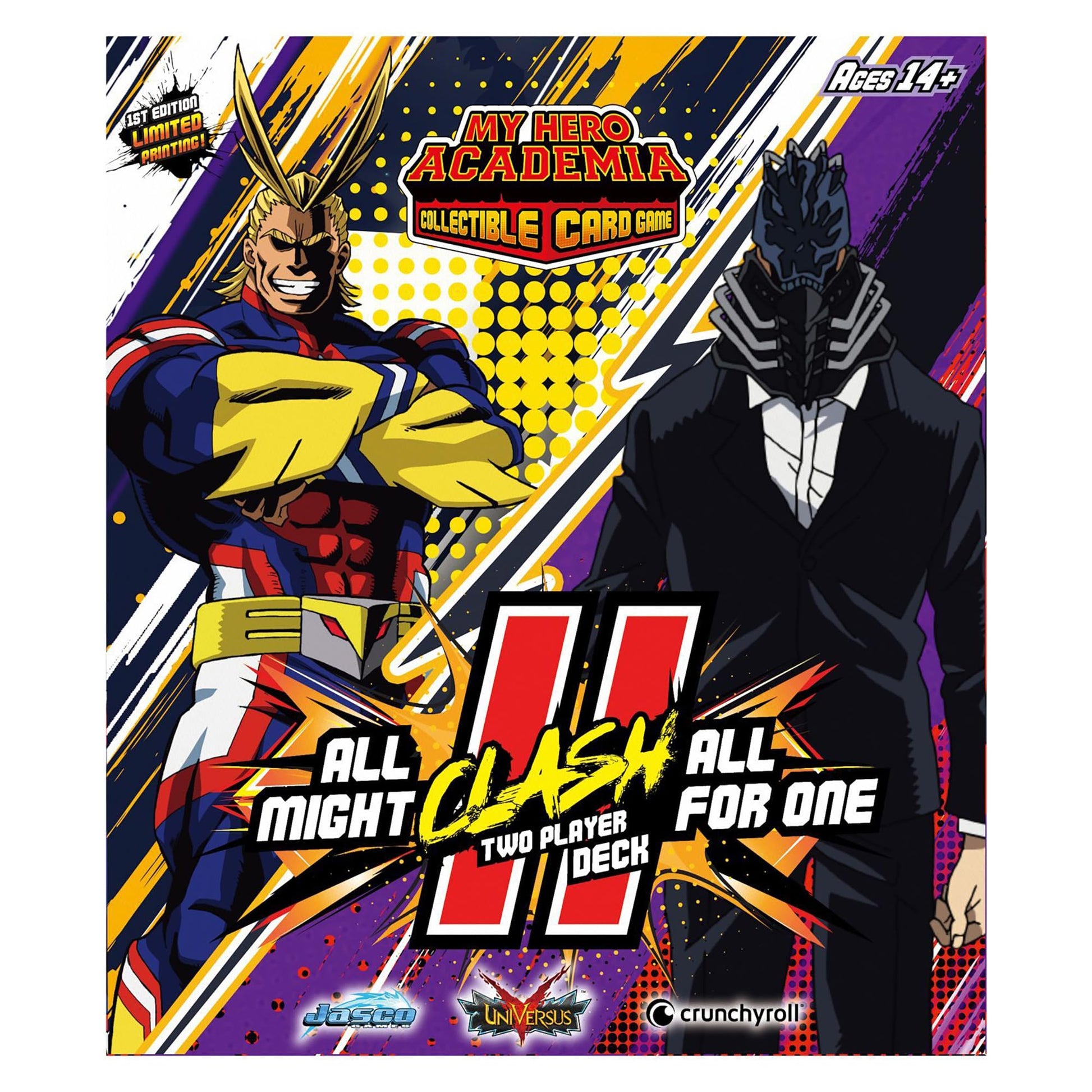 My Hero Academia Collectible Card Game All Might Vs. All for One Two Player Clash Decks | Trading Card Game for Adults and Teens | Ages 14+ | 2 Players | Avg. Playtime 45+ Mins | Made by Jasco Games - 5