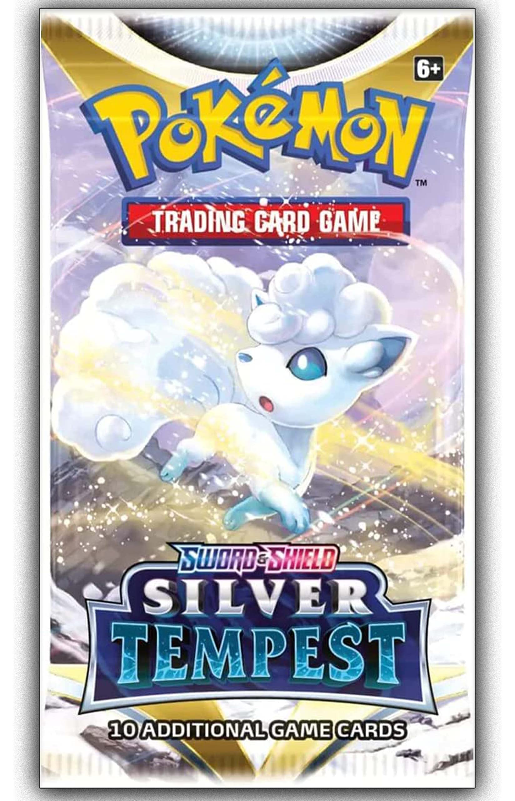 8 Packs Pokemon TCG: Sword & Shield Silver Tempest Booster Pack - 10 Cards - 3