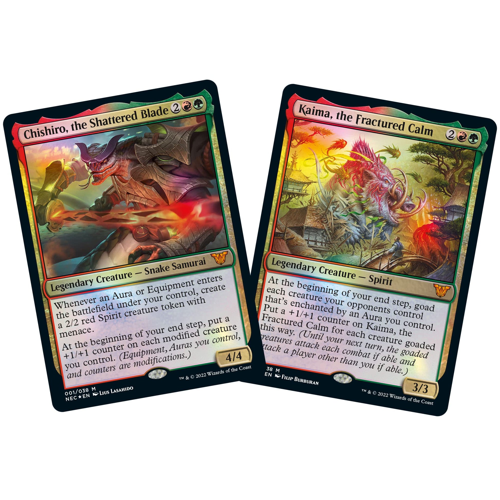 Magic: The Gathering Kamigawa: Neon Dynasty Commander Deck – Upgrades Unleashed (Red-Green) - 5