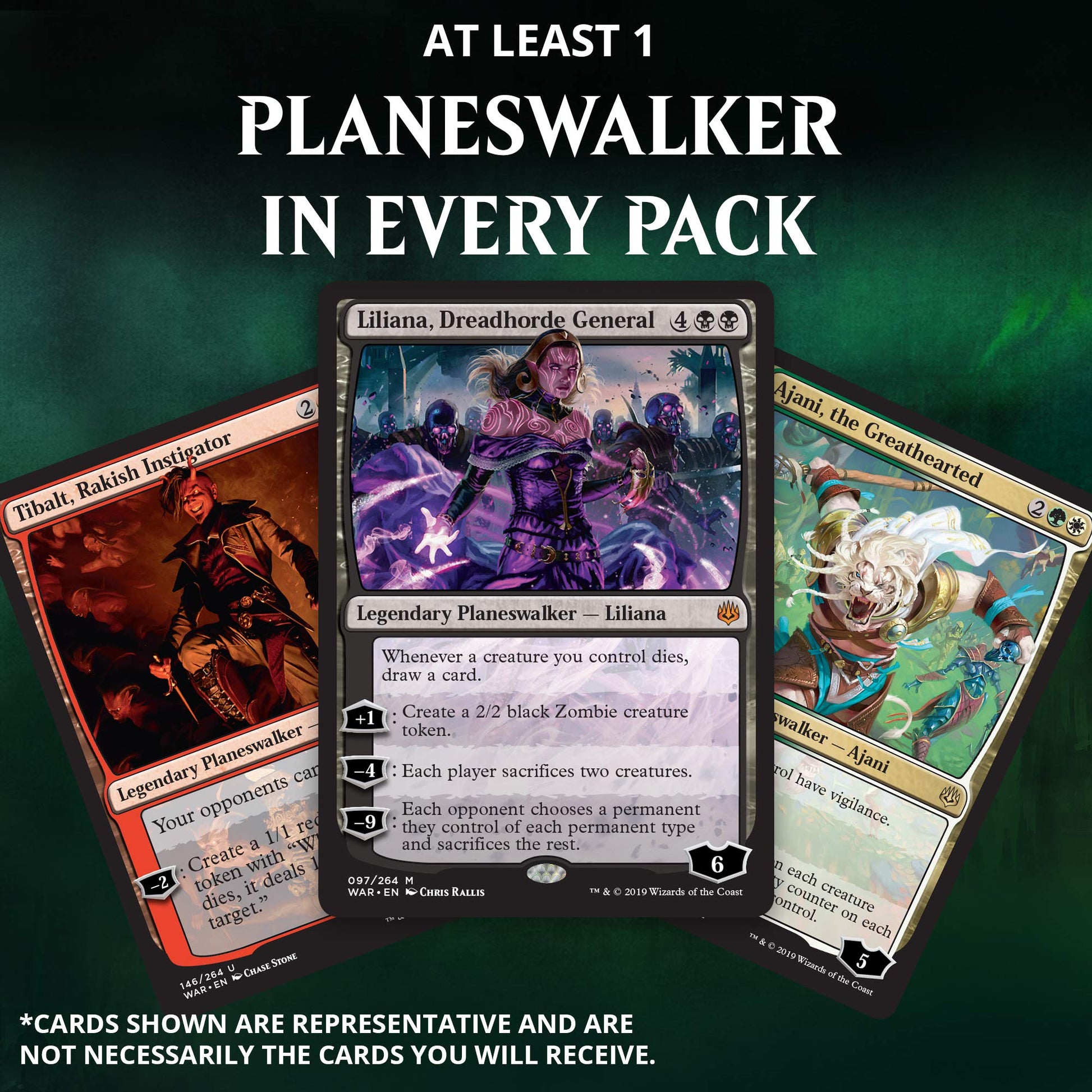 Magic: The Gathering War of The Spark Bundle | 10 Booster Packs | Accessories | Planeswalker in Every Pack - 6
