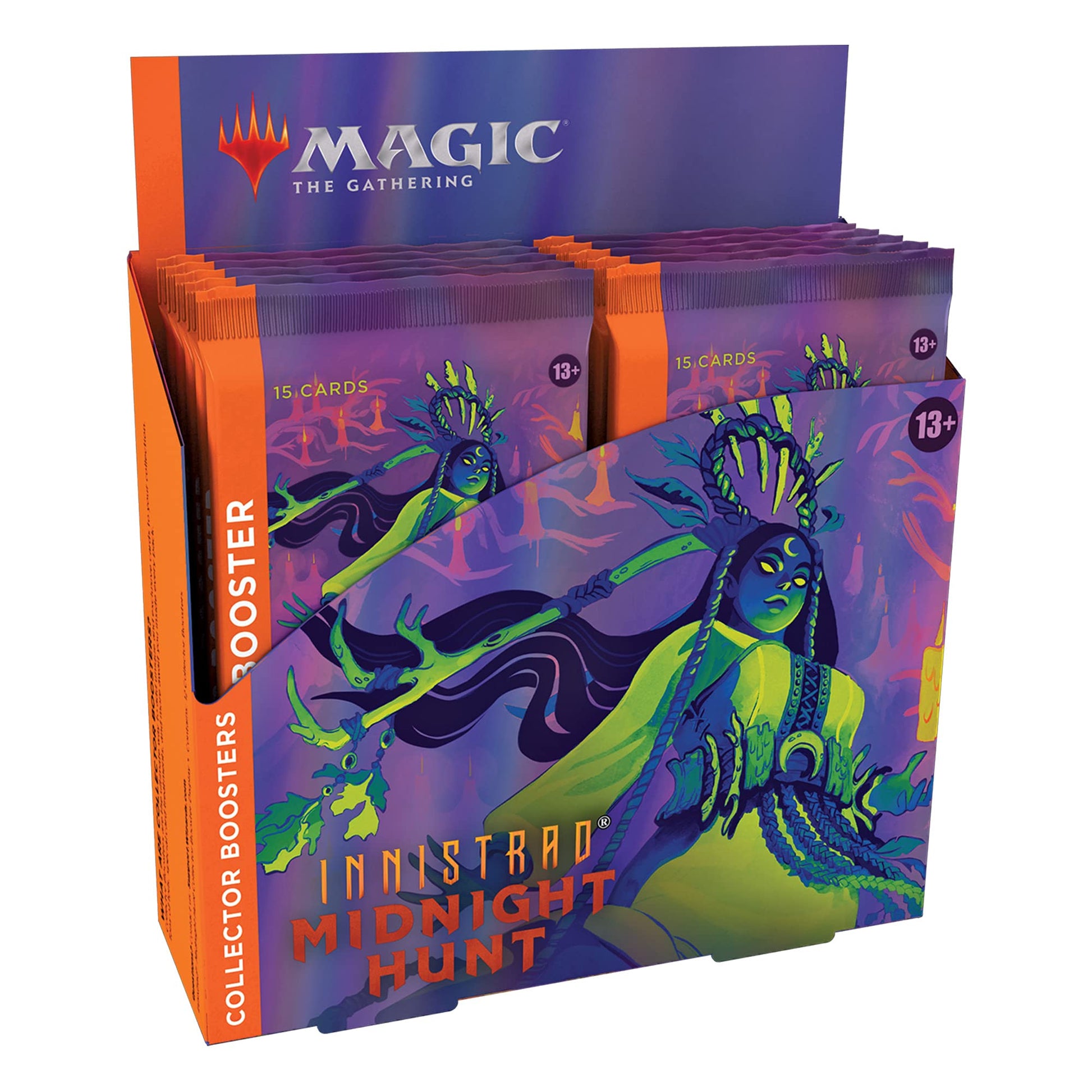 Magic: The Gathering Innistrad: Midnight Hunt Collector Booster Box | 12 Packs (180 Magic Cards) - 2