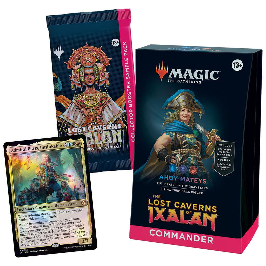 Magic: The Gathering The Lost Caverns of Ixalan Commander Deck - Ahoy Mateys (100-Card Deck, 2-Card Collector Booster Sample Pack + Accessories) - 7