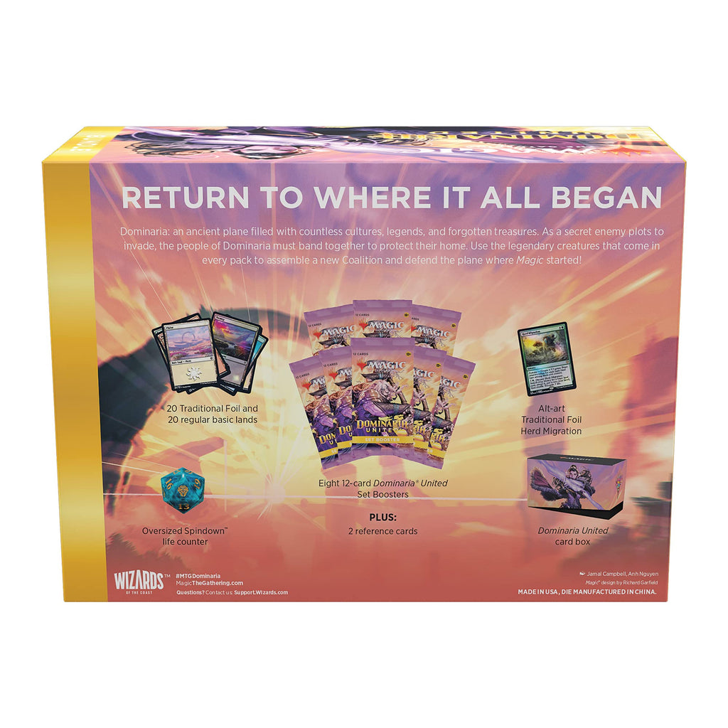 Magic: The Gathering Dominaria United Bundle | 8 Set Boosters + Accessories - 6