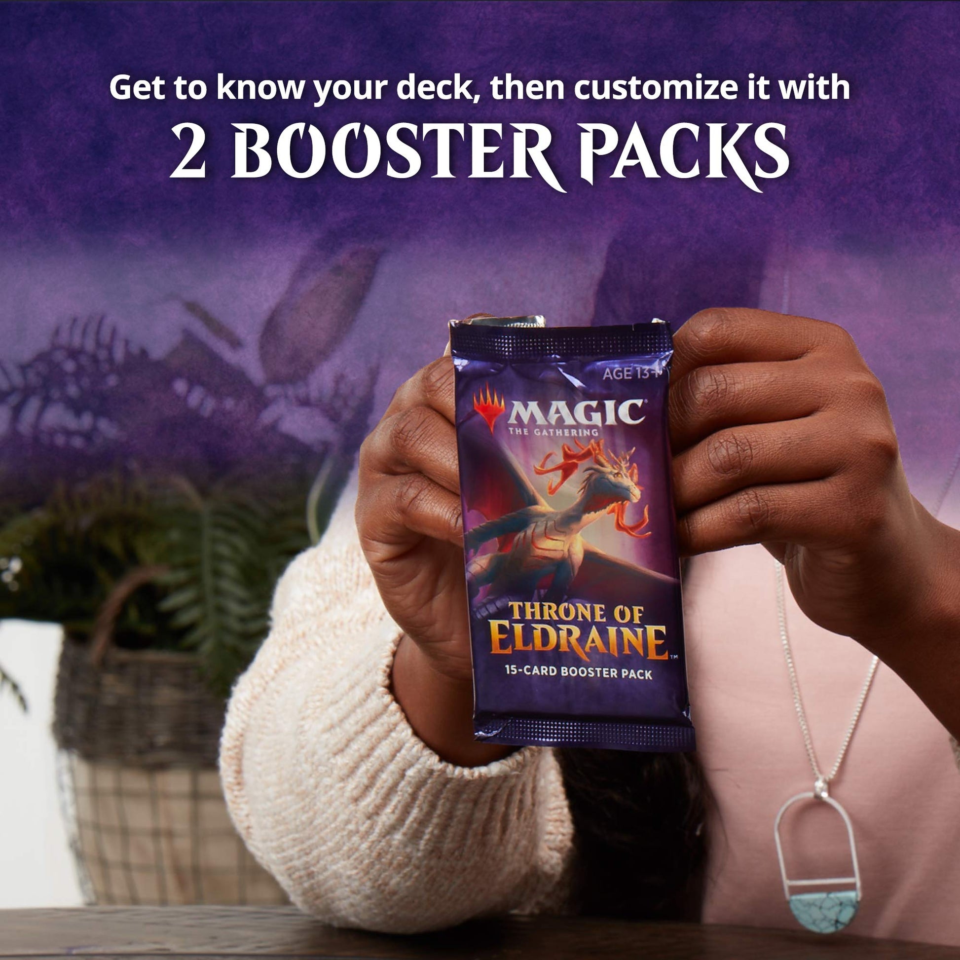 Magic The Gathering Throne of Eldraine Oko, The Trickster Planeswalker Deck | Ready-to-Play | 60-Card Starter Deck - 3
